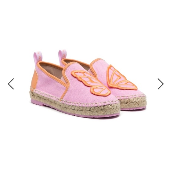 Sophia Webster Mini• Kids Butterfly Espadrille Flat Size 1 - Picture 7 of 7